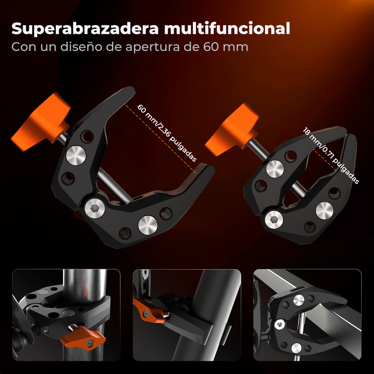 Brazo articulado K&F Concept c/cabeza de bola