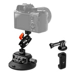 Ventosa K&F Concept para cámara con Brazo articulado adaptador 4.5 in