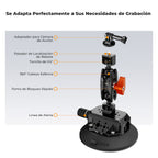 Ventosa K&F Concept para cámara con Brazo articulado adaptador 4.5 in