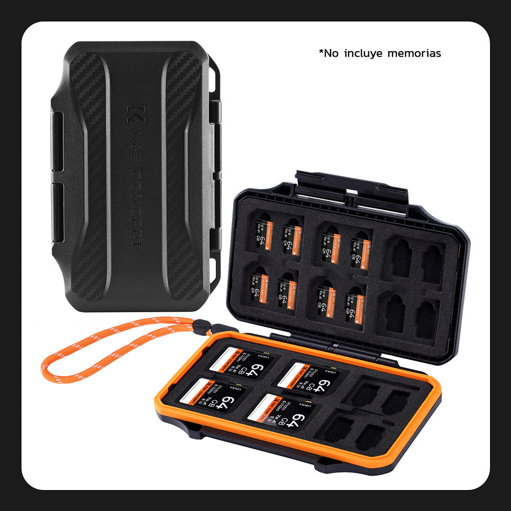 Estuche rigido para memorias KF CONCEPT