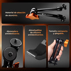 Brazo Articulado K&F Concept con Sujertador 9.8" NEGRO