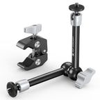 Brazo Articulado K&F Concept con Sujetador 9.8" Plateado