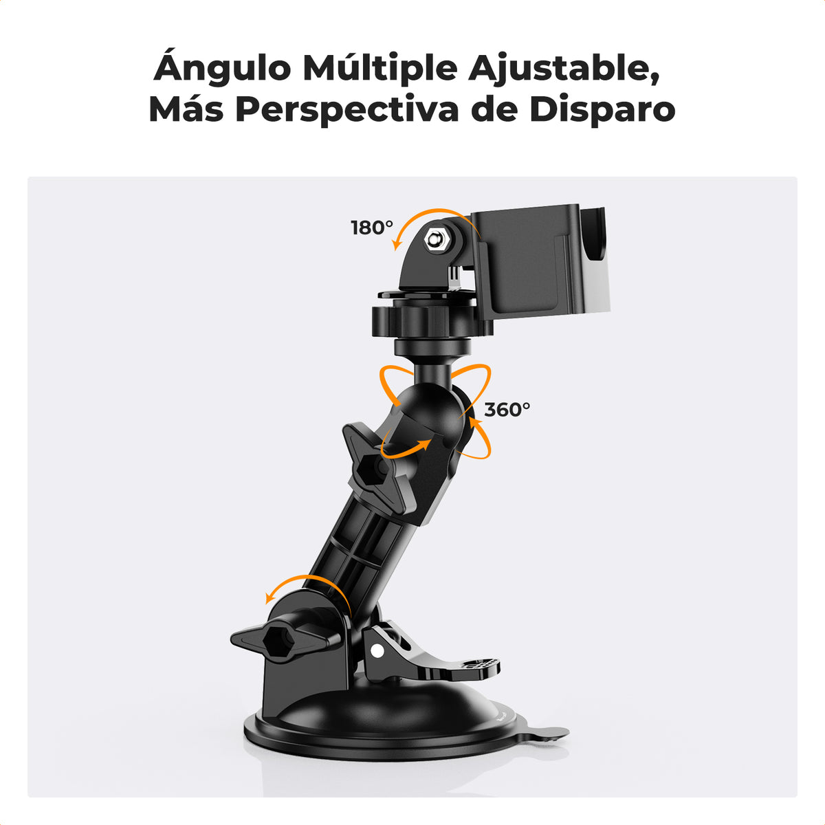Ventosa K&F Concept para GoPro, DJI Osmo y Cámaras de Acción
