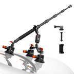 Ventosa Triple K&F Concept para cámara con Brazo Articulado adaptador 3en1