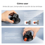 Ventosa Triple K&F Concept para cámara con Brazo Articulado adaptador 3en1