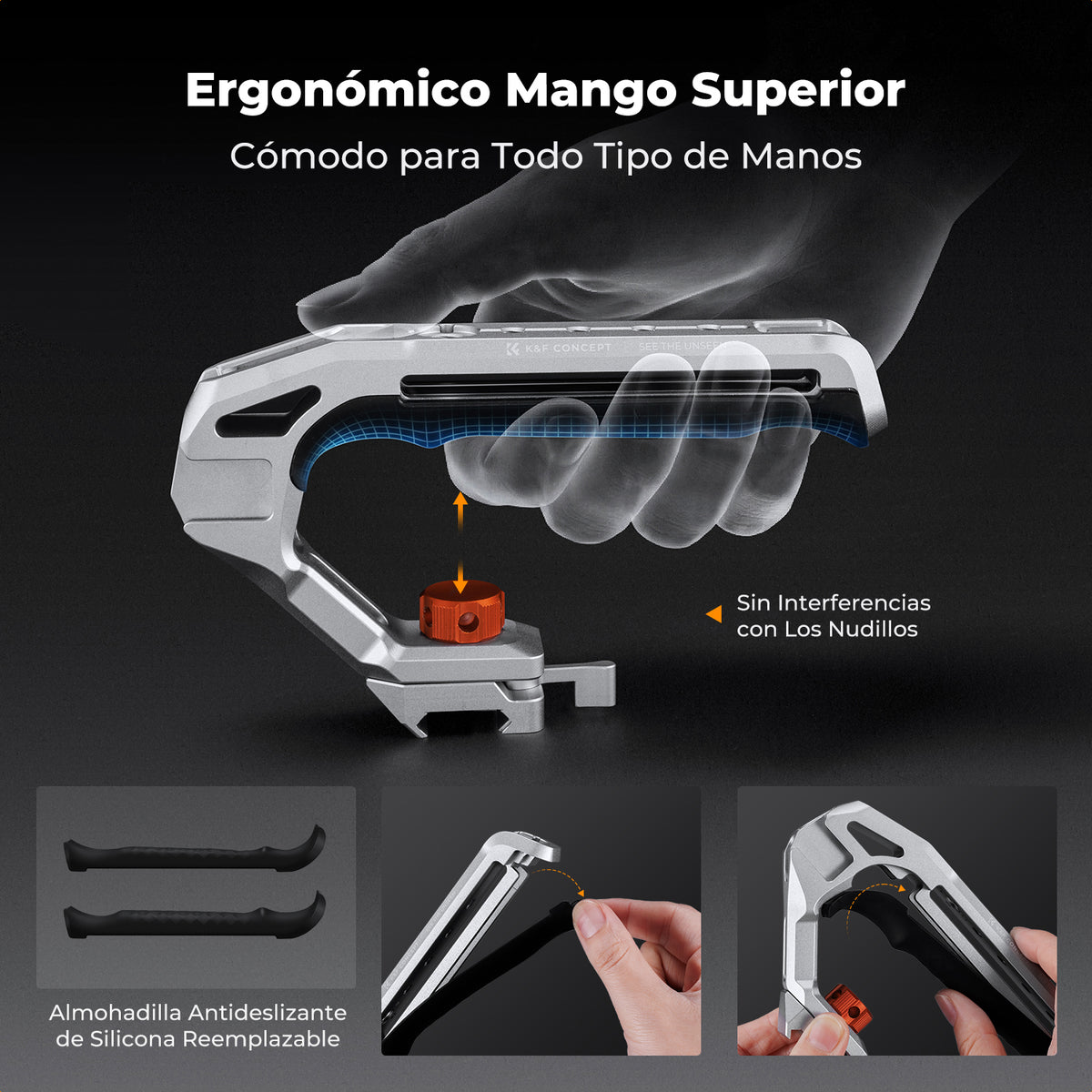 K&F Concept KF31.234 Asa Superior Universal para Jaula de Cámara