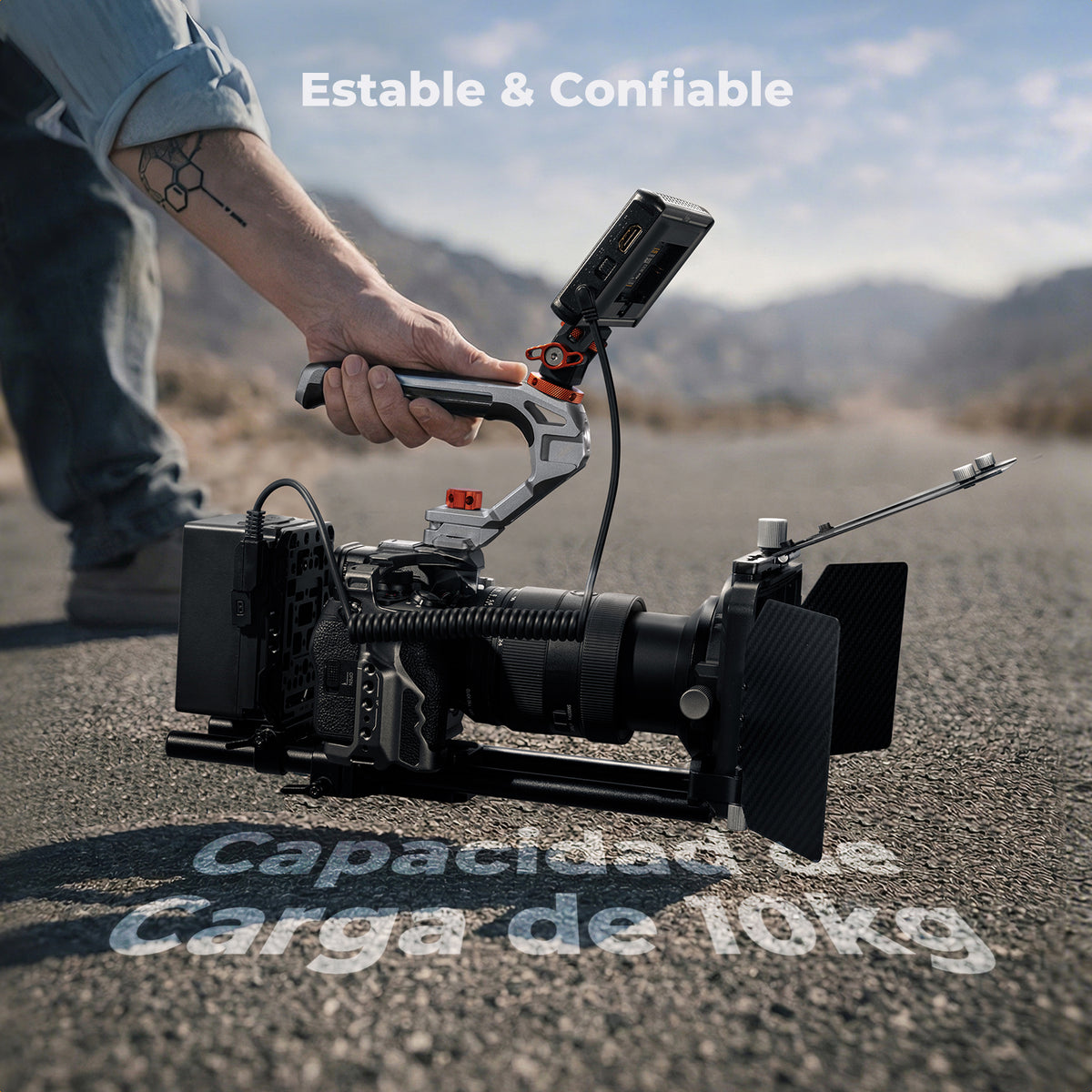 K&F Concept KF31.234 Asa Superior Universal para Jaula de Cámara