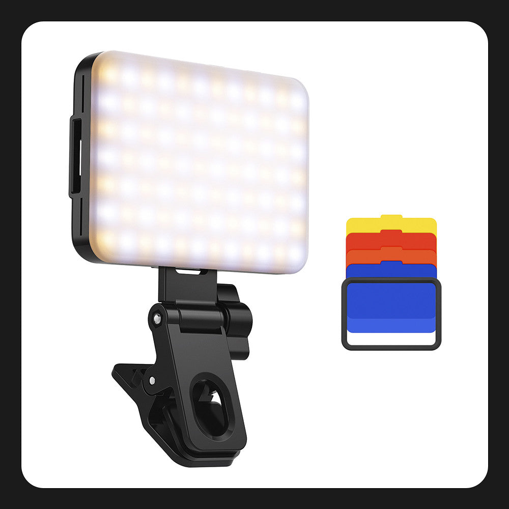 Luz de relleno con clip KF CONCEPT recargable de 2000 mAh, CRI 95+