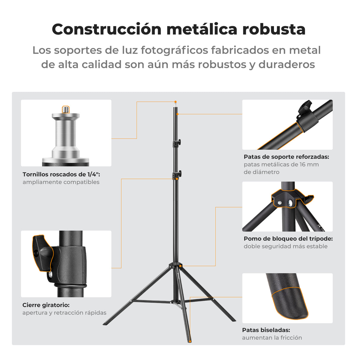 Stand de Luz K&F Concept KF34.043 2.8m