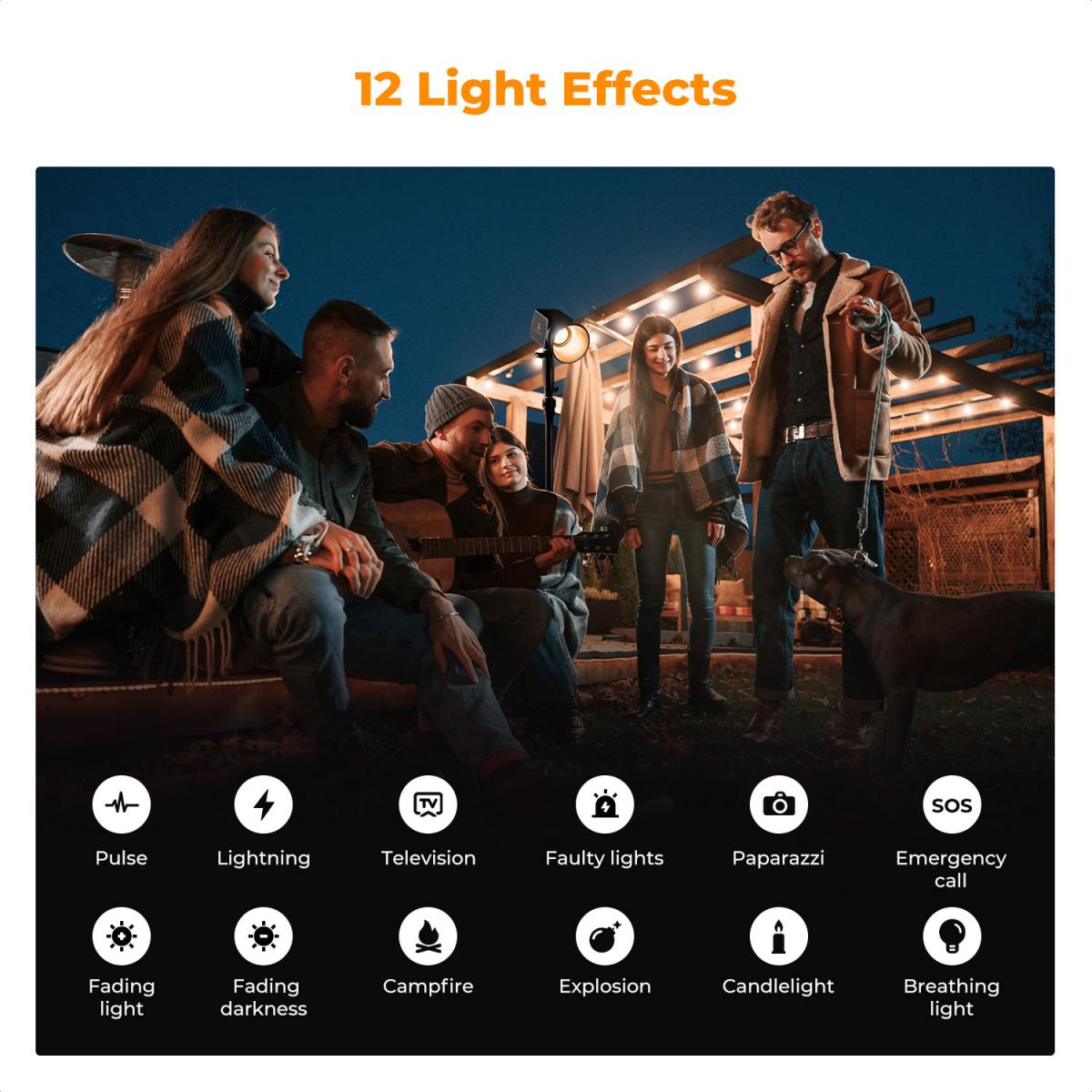 Luz LED  K&F Concept 60W COB Bicolor
