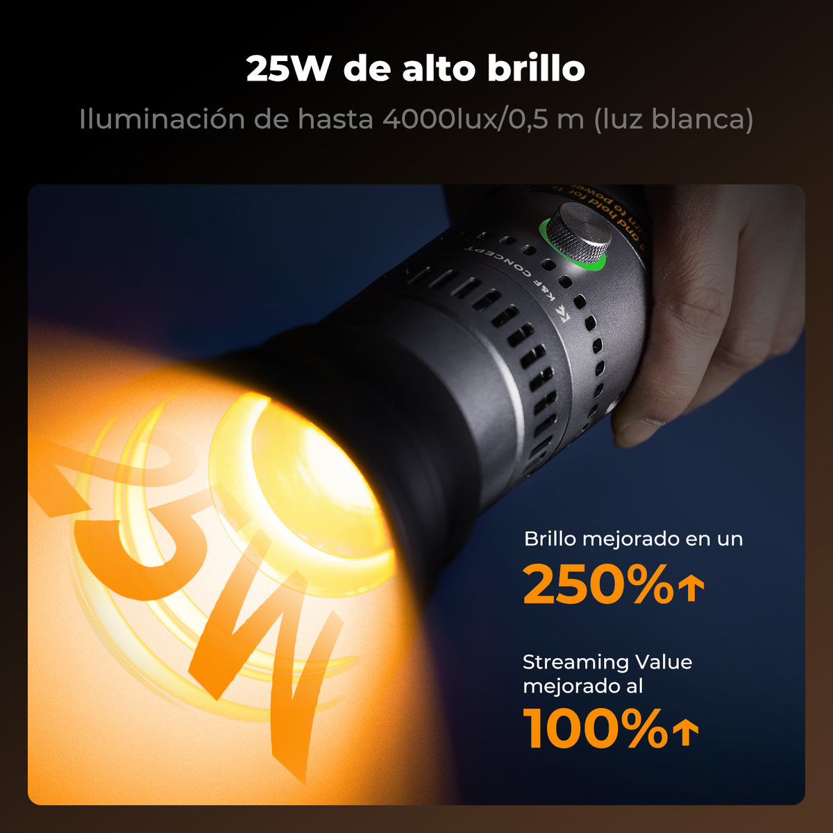 Proyector LED K&F Concept 25W