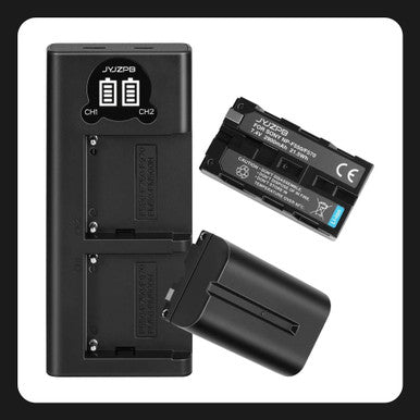 Kit JYJZPB NP-F550/570 (2 baterias y cargador)