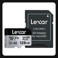 Lexar Professional Silver Plus 128GB microSDXC UHS-I V30 (205MB/s)
