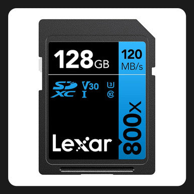 128GB 800x UHS-I SDXC