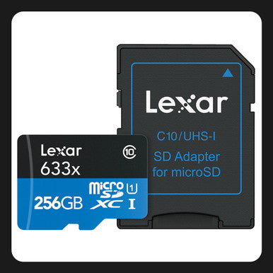 256GB 633x UHS-I microSDXC