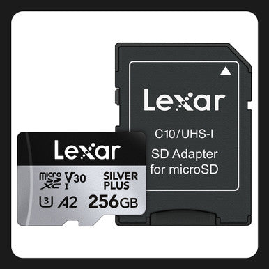 Lexar 256GB Professional SILVER PLUS UHS-I microSDXC