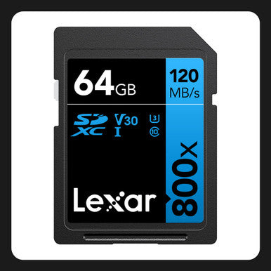 64GB 800x UHS-I SDXC