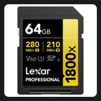 Lexar 64GB Professional 1800x UHS-II SDXC