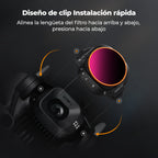 Kit 2 Filtros K&F Concept VND2-32 y VND32-512 para DJI Mini 5 Pro