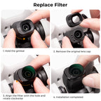 Kit 6 Filtros K&F Concept CPL+ND para DJI Mini 4 Pro