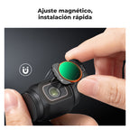 Kit 3 Filtros K&F Concept CPL+VND2-32+Black Mist 1/4 para DJI Osmo Pocket 3 y 4