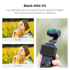 Kit 3 Filtros K&F Concept CPL+VND2-32+Black Mist 1/4 para DJI Osmo Pocket 3 y 4