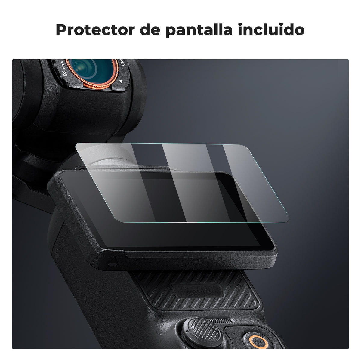 Kit 3 Filtros K&F Concept CPL+VND2-32+Black Mist 1/4 para DJI Osmo Pocket 3 y 4