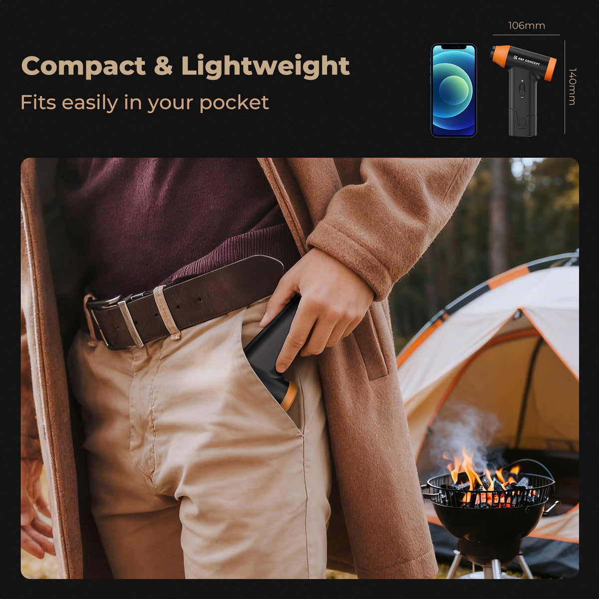 Soplador de Aire Eléctrico K&F Concept