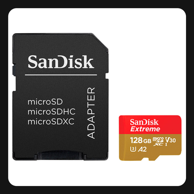 SanDisk 128GB Extreme UHS-I microSDXC