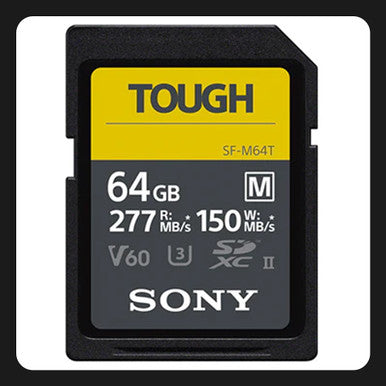 Sony 64GB SF-M TOUGH Series UHS-II SDXC 277mb