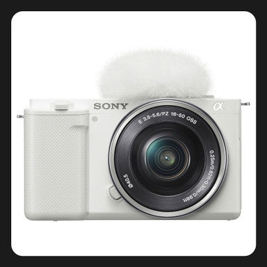 Sony ZV-E10 con 16-50mm Blanca