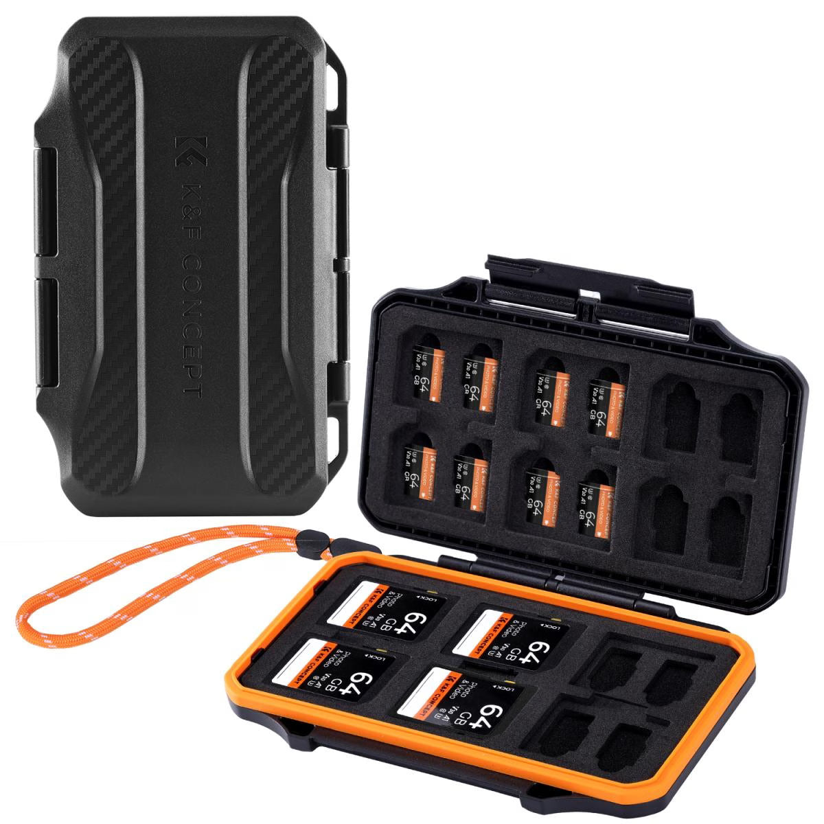 Estuche Rígido K&F Concept para Tarjetas SD y Micro SD