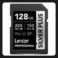 Lexar Professional Silver Plus 128GB SDXC UHS-I V30 (205MB/s)