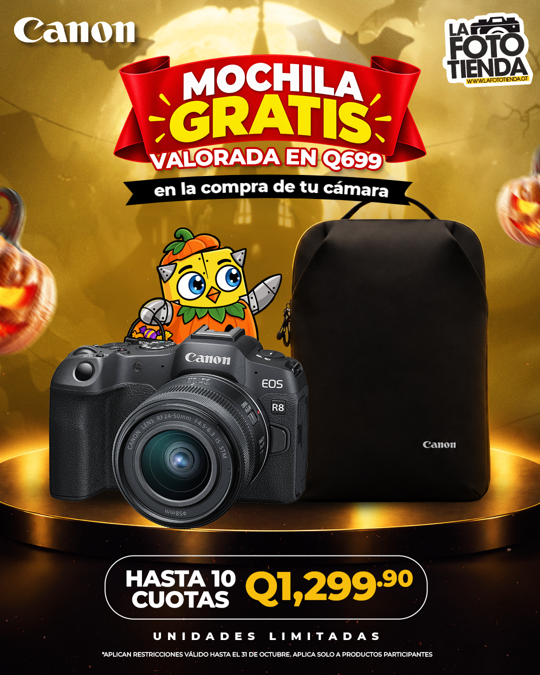 Canon EOS R10 + RF-S 18-150mm IS STM y mochila gratis