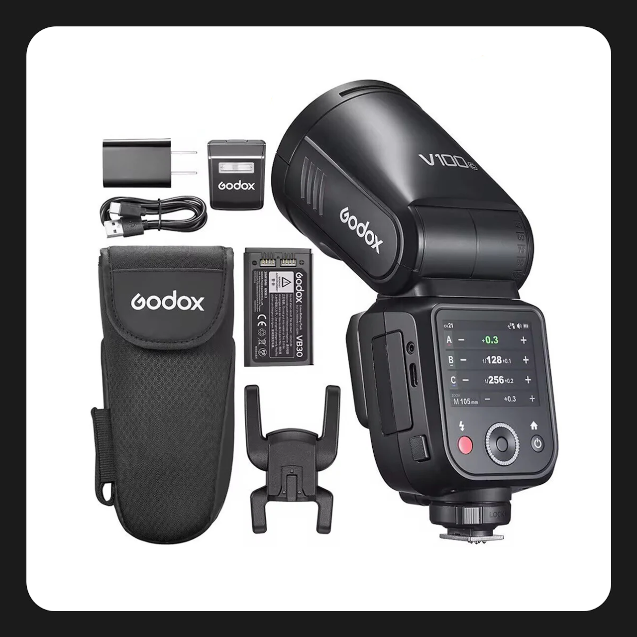 Flash GODOX V100 para CANON